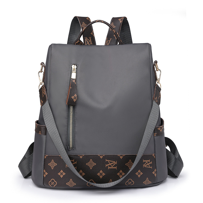 Free shipping 2026 summer new hot selling women's leisure backpack fashion Oxford anti-theft travel backpack backpack backpack - view 3