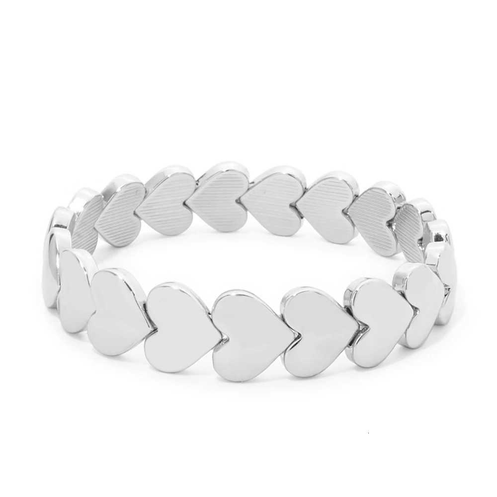 Love Design 2025 Beaded Bangle New For Wen Handmade Colorf Peach Elastic Bracelets X260621 - view 7