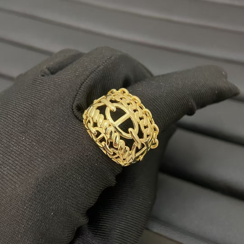 Luxury and Understated Jewelry Personalized European-style Ring High-quality Diamond-studded Rings