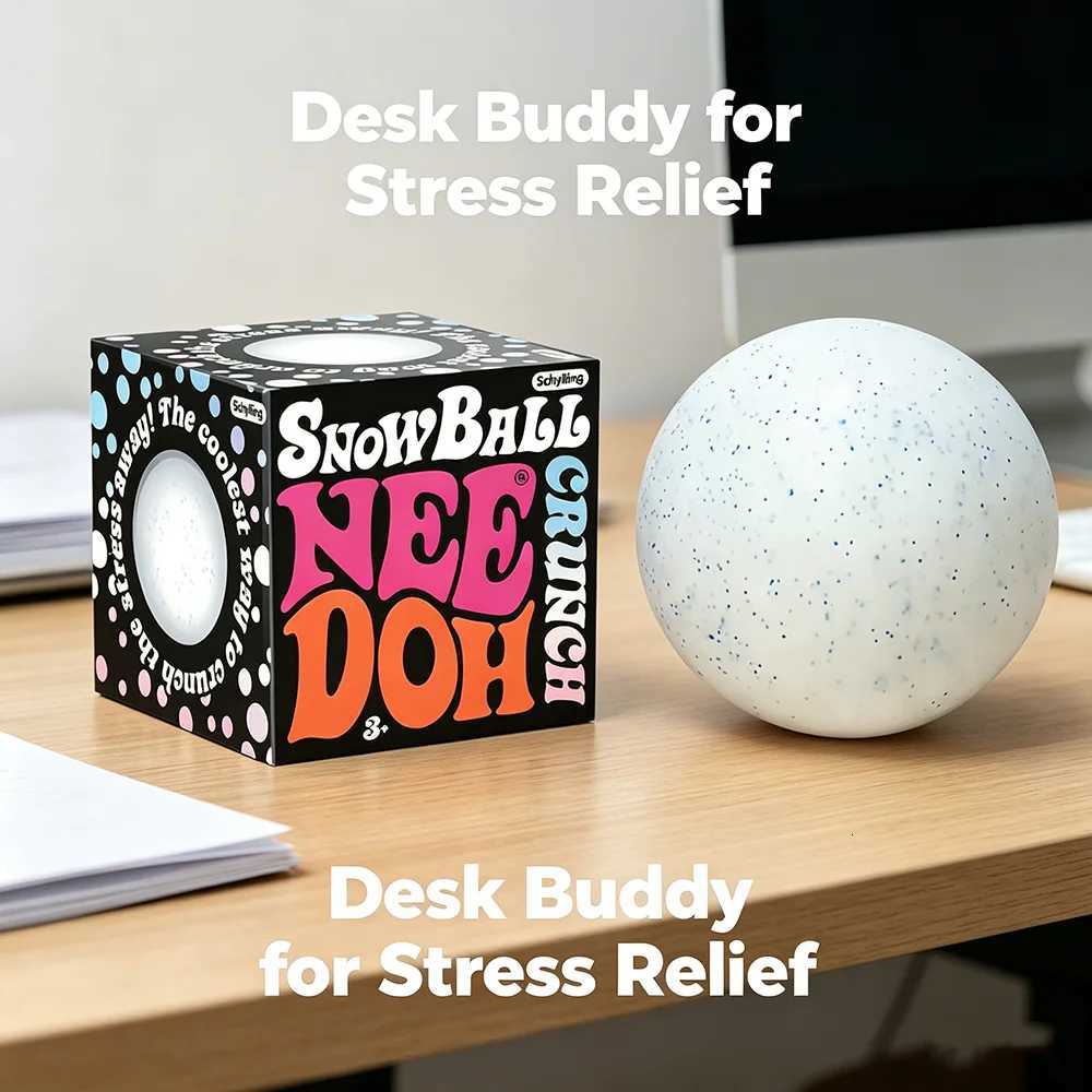 2026 Trendy White Snowball Squish Toy Hand Pinch Stress Relief Sensory Decompression Toy Ideal Gift For Friends X260621 - view 5