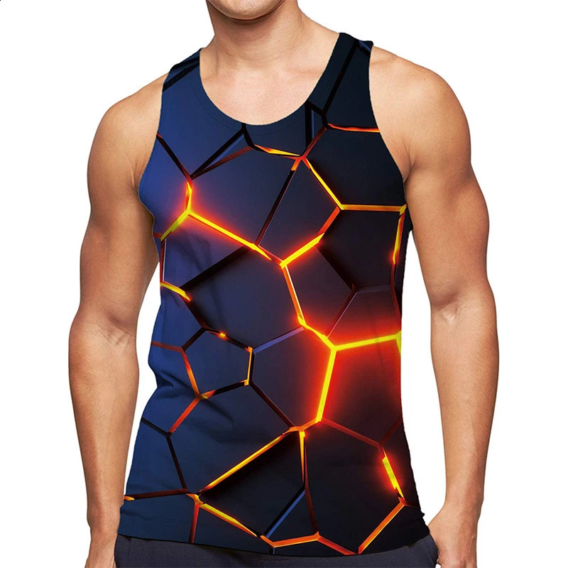 US National Flag Graphic 3D Print Men Tank Top Sport Summer Streetwear Vest Quick Drying Sleeveless Men Clothing 260618 - view 5