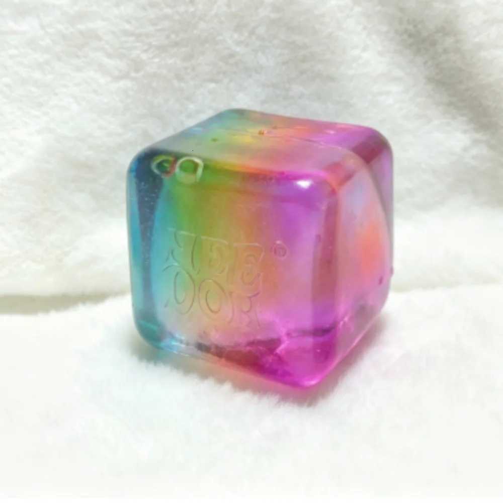 NEEDOH Rainbow Metal Cube Fidget Toy, Infinity Fidget Cube Stress Cube for Stress Relief, Sensory Decompression Toy for Home, Office, Travel, and Ever - view 6