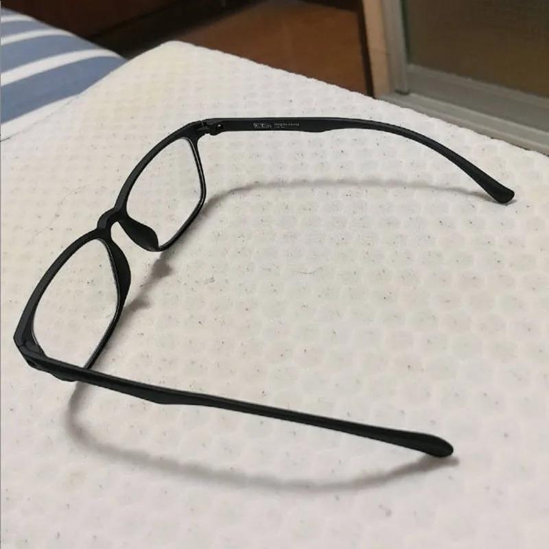 155mm Oversized Eyewear for Big Face Square Shape TR90 Full Frame Anti Blue Light Glasses Men Women Item y260615 - view 6