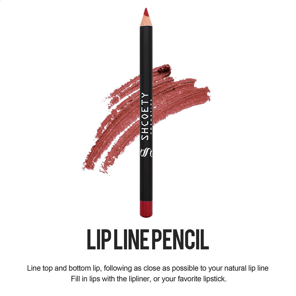 Slim Lip Pencil Lip Color Durable Waterproof lipliner Lipliner Sexy Dumb Gloss Pencil Improve Lip Shape Lipstick Makeup 240705