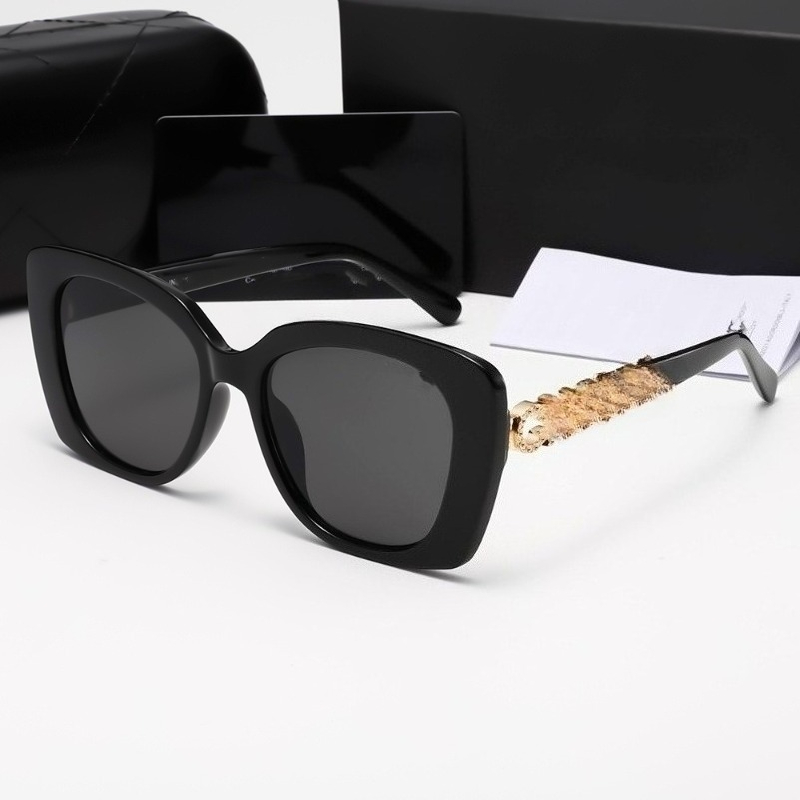 New Style Letter Sunglasses Women s High-quality Sunglasses Hollowed-out Sunglasses Simple Design