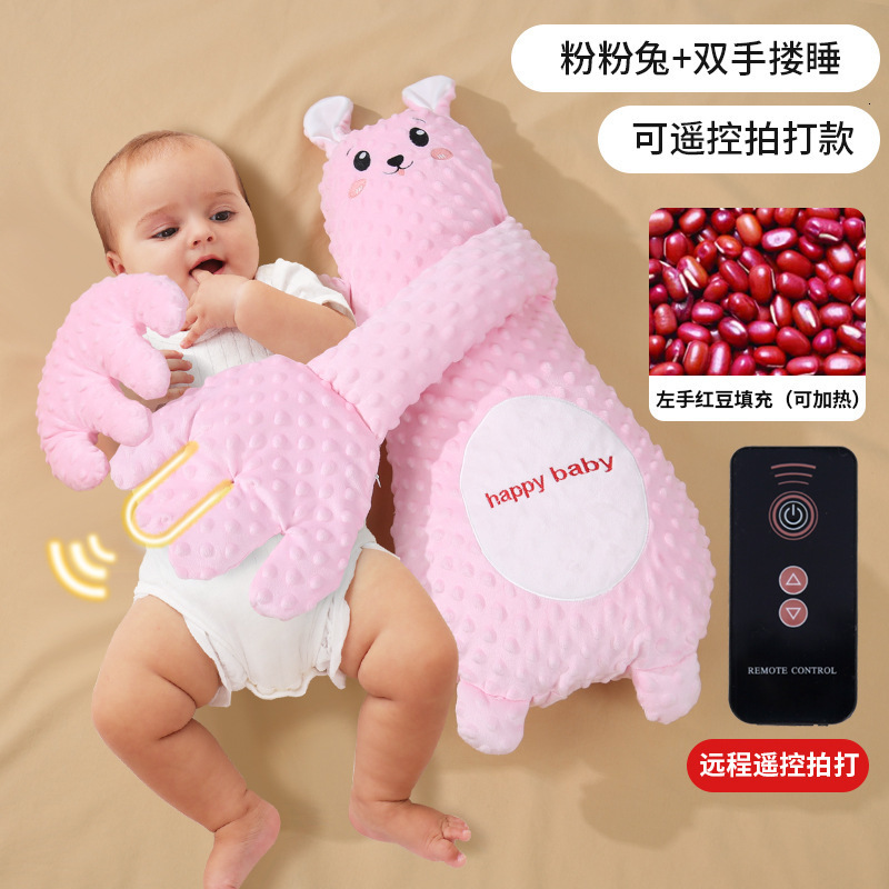 Baby Sleeping Patting Doll Pillow Sleep Companion Mood Soothing Palm Remote Control Electric Baby Pillow born Nursing Pillows 250321