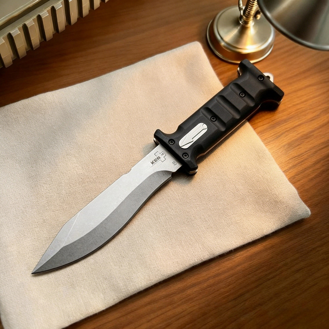 High End A1703 EXtension Fixed Knife D2 Stone Wash Blade Full Tang G10 Handle Outdoor Survival Tactical Knives with Kydex - view 6