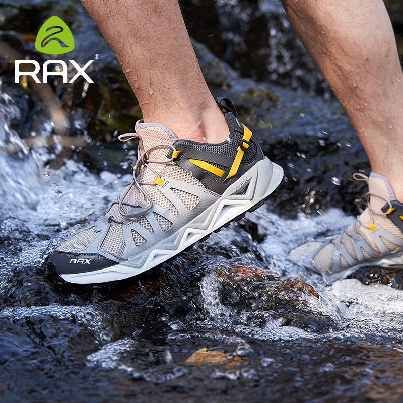 Rax outdoor river tracing shoes mens mountaineering shoes walking shoes amphibious shoes womens River fishing shoes quick drying breathable wading sho