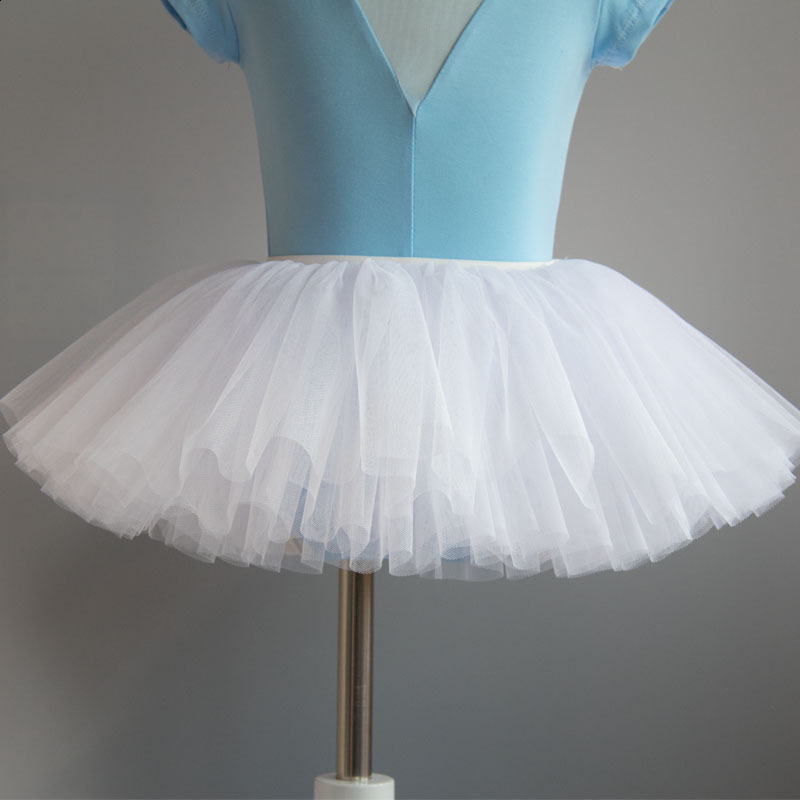 Girls Red Ballet Tutu Dress Kids Dance Leotards Baby Stage Dancewear Costume Party Wear Children Skirt for Performance 250905