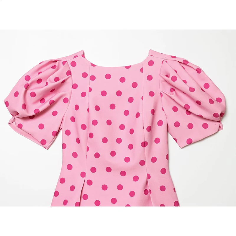 Summer Womens Shirts 2026 Elegant Womens Polka-Dot Blouses Chic Summer Street Travel Joker Fashion Shirts Tops 260618 - view 5