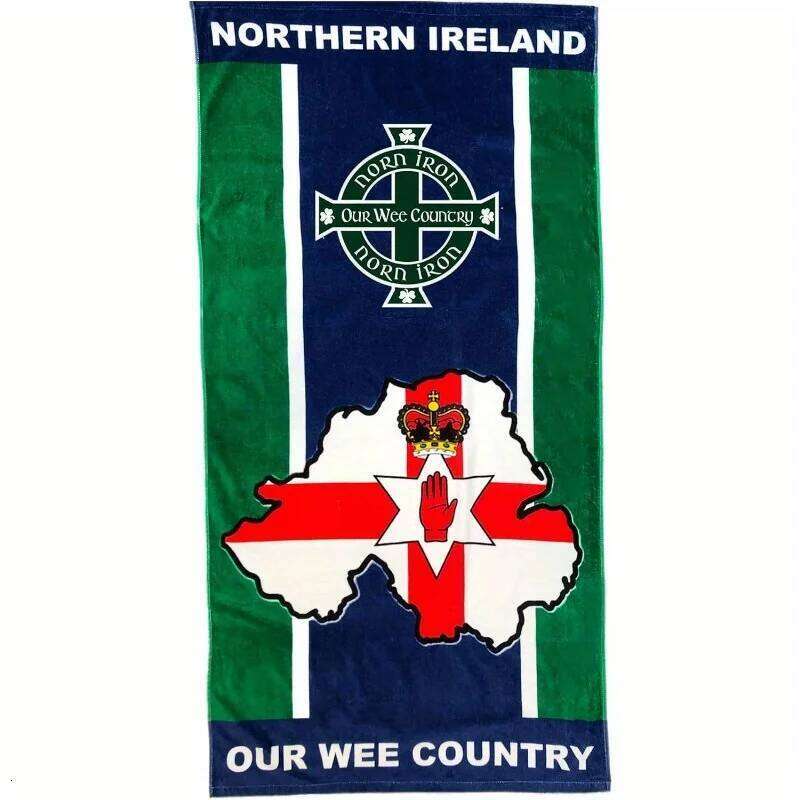 1pc beach towel, Ulster Our Wee Country Holiday Towel, Northern Ireland Sports Fans Beach towel 26Y0622