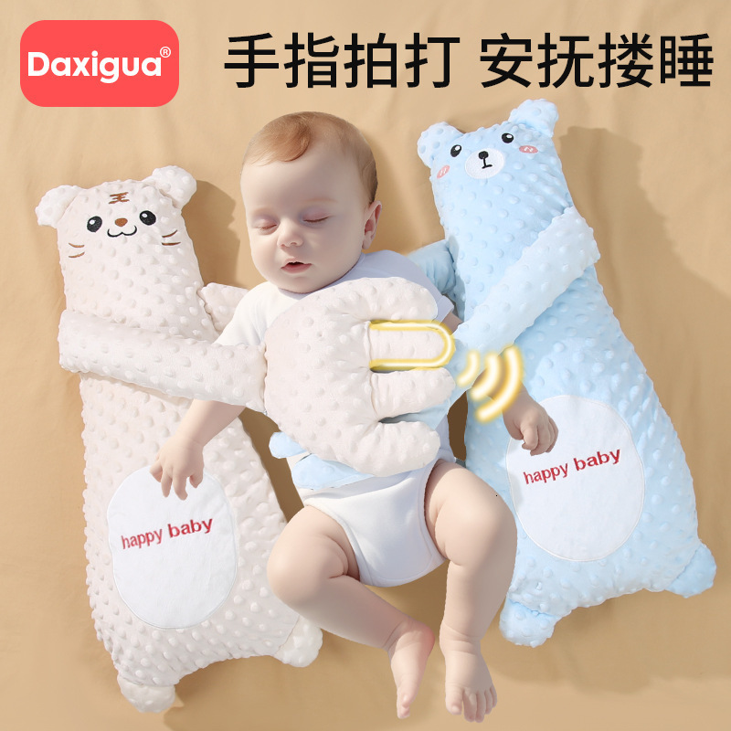 Baby Sleeping Patting Doll Pillow Sleep Companion Mood Soothing Palm Remote Control Electric Baby Pillow born Nursing Pillows 250321