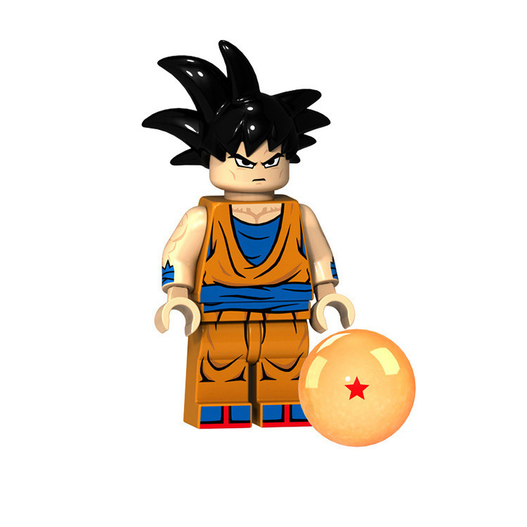 new Free Shipping Dragon Ball Minifigures Small Particle Building Blocks Toys OPP Bag Pack XP048-055 XP062-069 Collectible Brick Figures - view 7