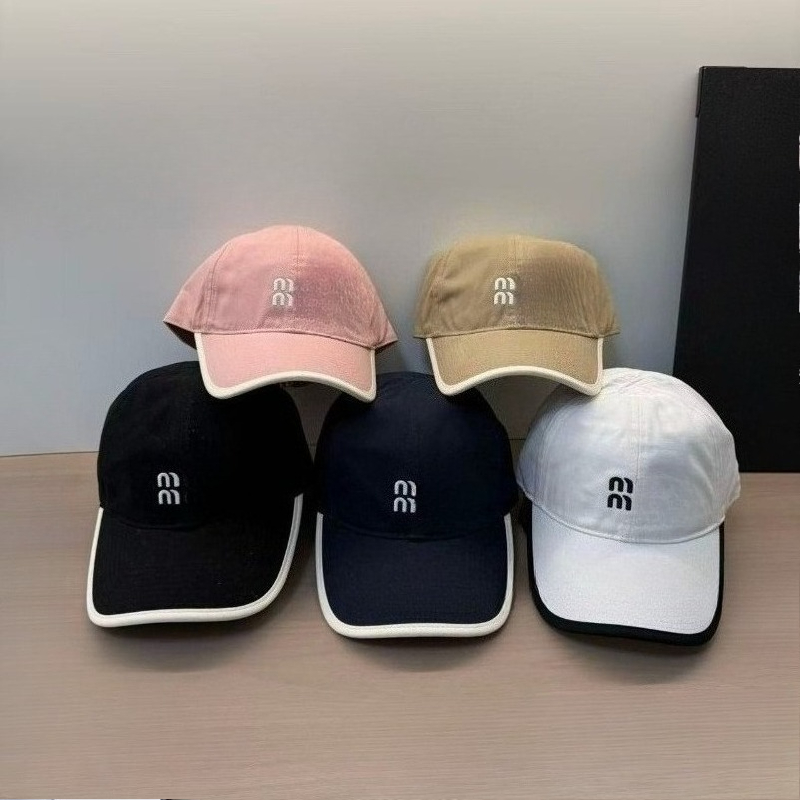 New Style Letter Baseball Cap Embroidered Baseball Cap Is Fashionable Men S and Women S Sun Hats