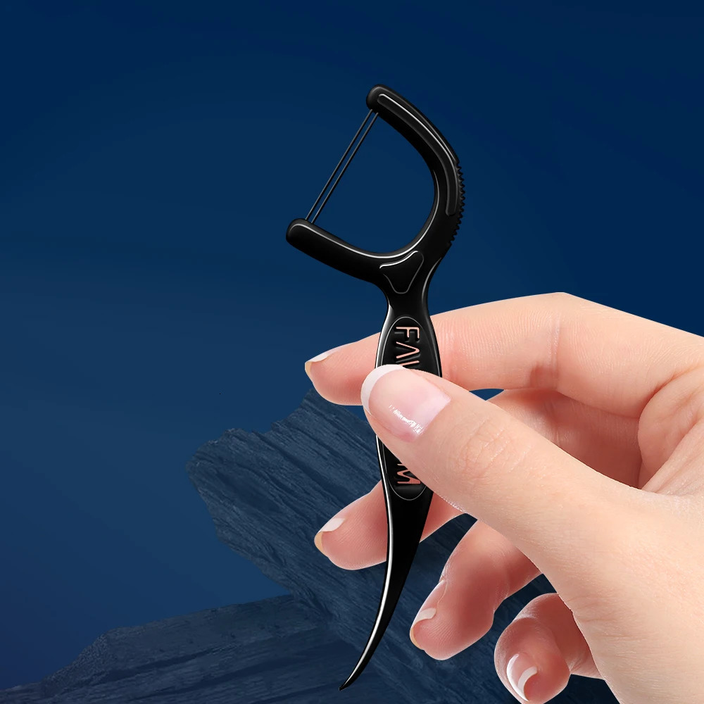 100060030015050PCS Ultra fine Bamboo Charcoal dental floss stick Clean the gaps between teeth Oral care tool 260615 - view 7