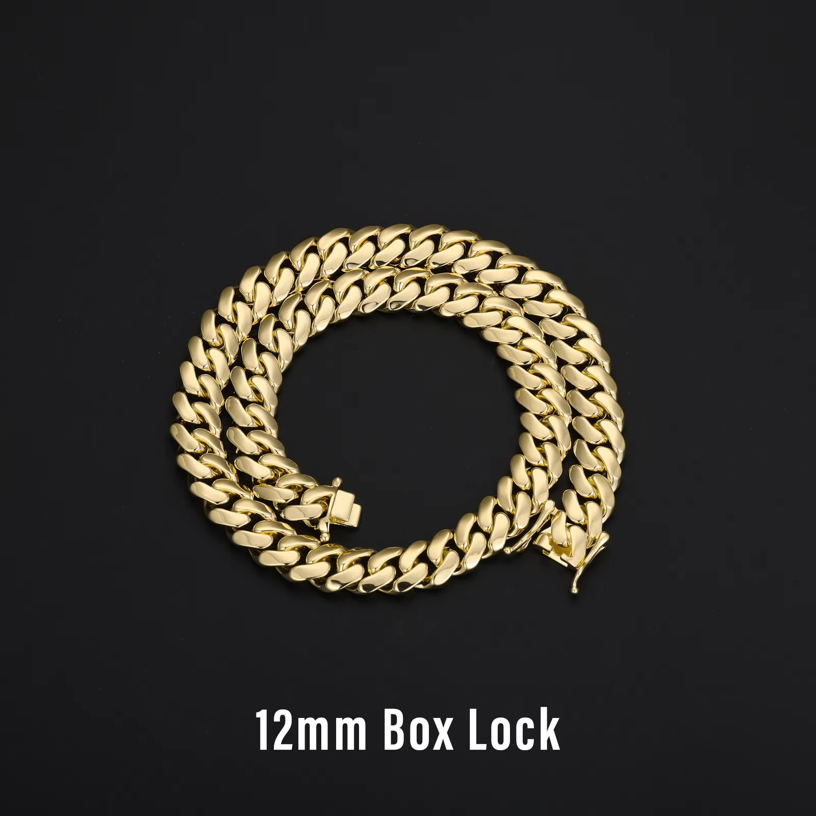 chain necklaceCadena Cubana Fashion Jewelry Hip Hop Mens 10mm 20mm 22mm 14K 18K Gold Plated Diamond Cut Miami Cuban Link Chain Bracelet Necklace - view 7