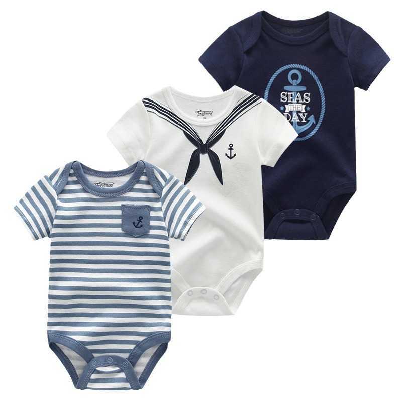 Kiddiezoom newborn bag fart clothes pure cotton clothes baby A-level triangle jumpsuit short sleeved crawling suit L260622S8X0