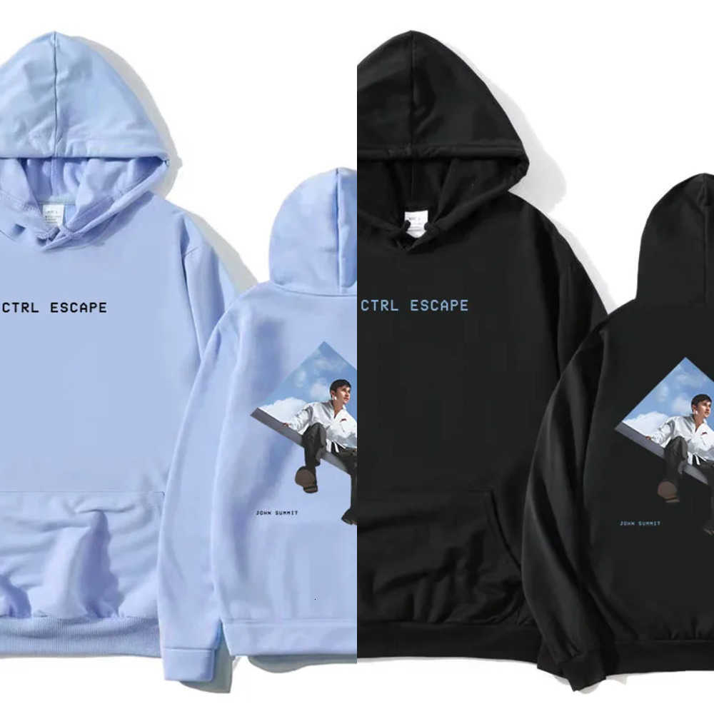 Hoodies JOHN SUMMIT CTRL ESCAPE Fashion Singer Design Graphic Print Pullovers Women Men Clothing Casual Fleece Hooded Sweatshirt H260622
