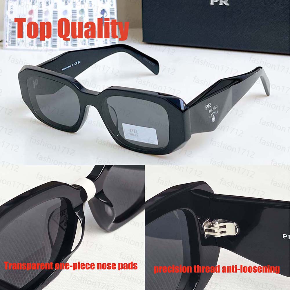Top Quality Designer Sunglasses geometric design Fashion Sunglasses Women Rectangle Square shaped frames in black Grey lenses Light and comfortable acetate frame