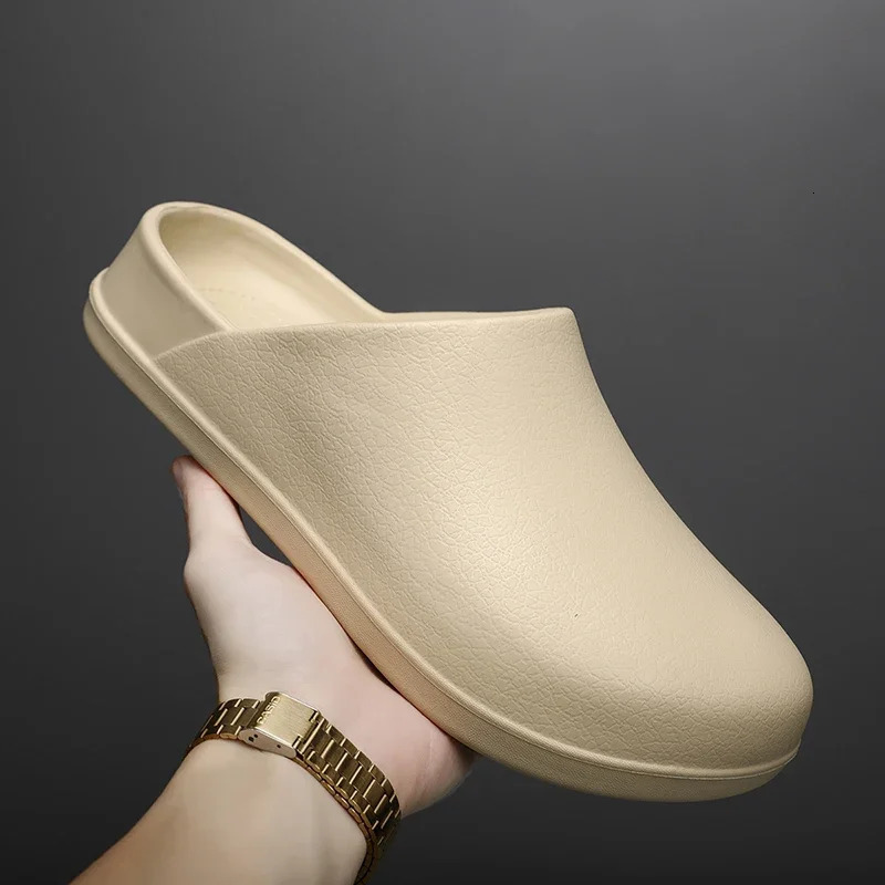 EVA Men Slippers Soft Outdoor Home Women Casual Shoes Non-slip Couple Garden Shoes Waterproof Chef Shoes Nurse Doctor Sandals 260623 - view 5