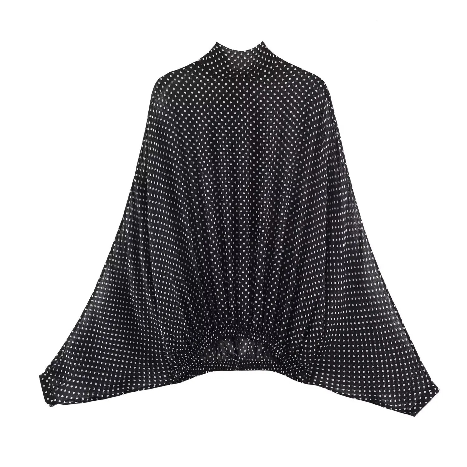 Polka Dot Printed Midi Skirts Two Piece Sets for Women Summer Chic Bow Tied Blouse Top Suits Woman 2 Piece Outfits 260618CJ - view 5