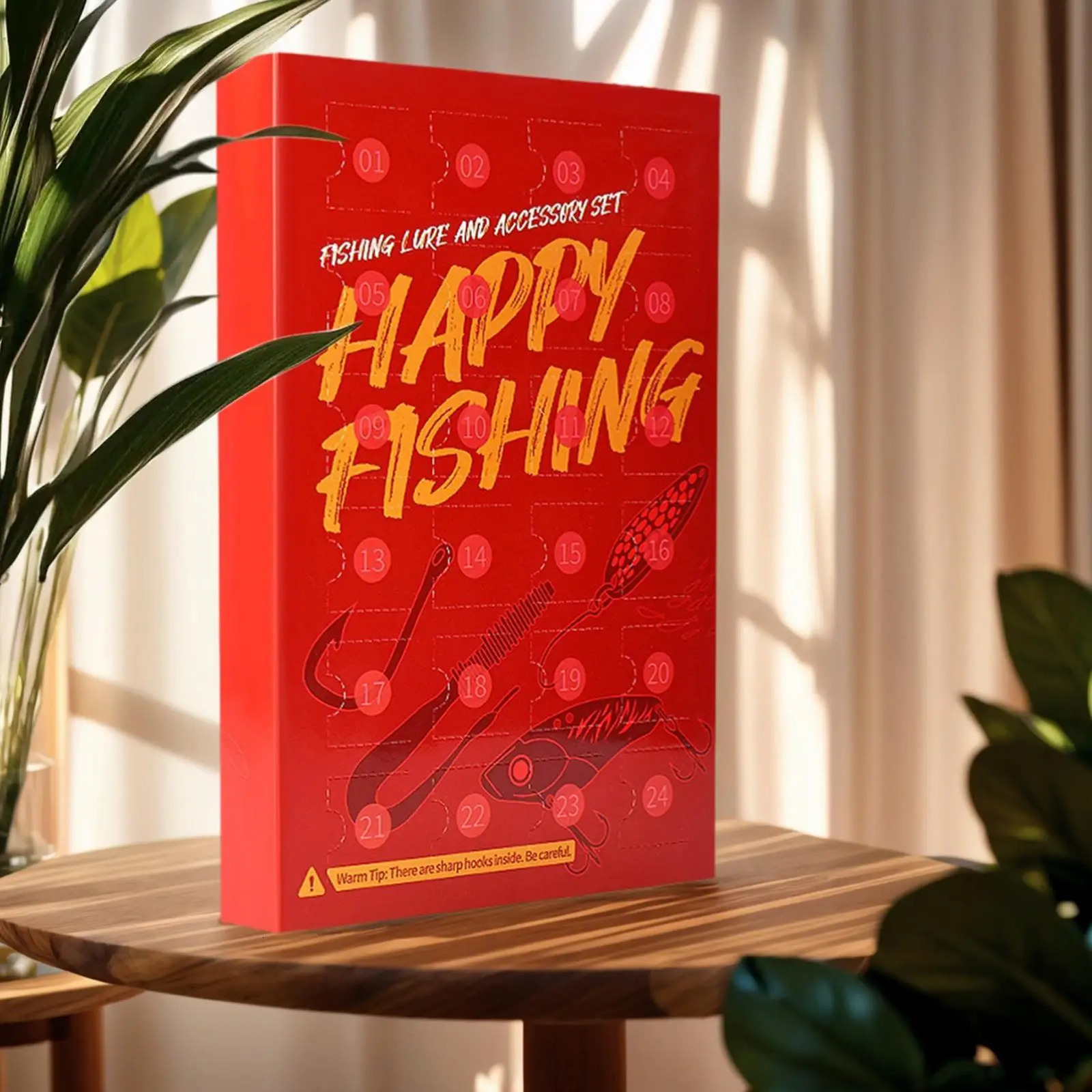 Fishing Lure Advent 24 Pieces Fish Hook Fishing Lures Christmas Calendar for Thanksgiving Birthday Party Couples River Lake 260622 - view 3