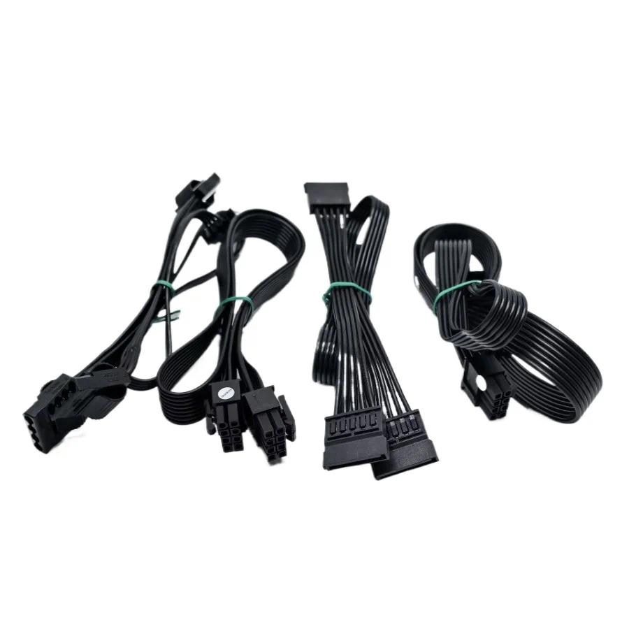 8/6P To GPU8(6+2)pin CPU8pin(4+4)pin SATA IDE Molex Power Cable for Segotep GM650 GM750 GM850 1000W 1250W Series Module