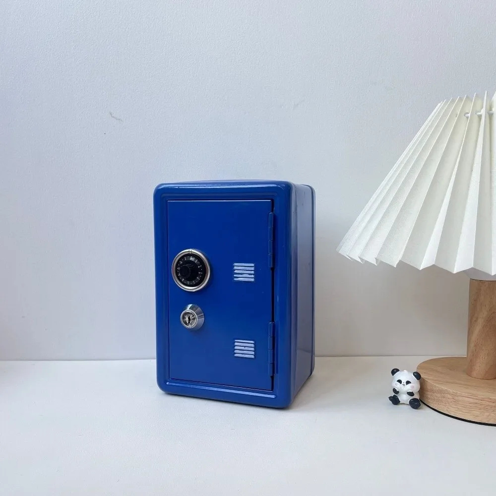 Decorative Box Password Lock Mini Safe Box Anti-Theft Cabinet Piggy Bank Metal Money Bank Household Use 260622BJ - view 5