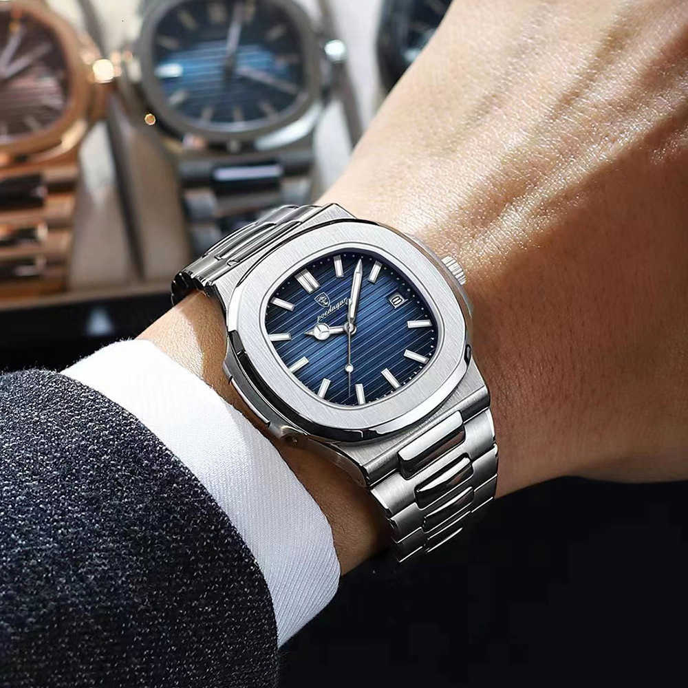 New Waterproof Slim Men's Quartz Calendar WatchT260623
