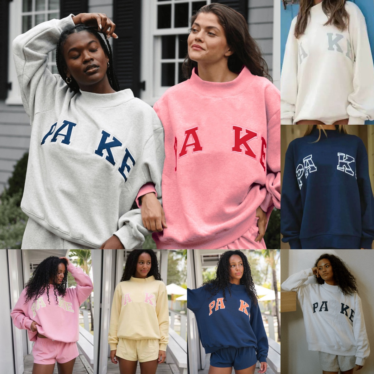 100% cotton parke hoodie sweatshirt womens mockneck sweatshirt spring autumn outdoor casual hoodies daily outfit woman loose fit sweatshirts designer parke hoodie