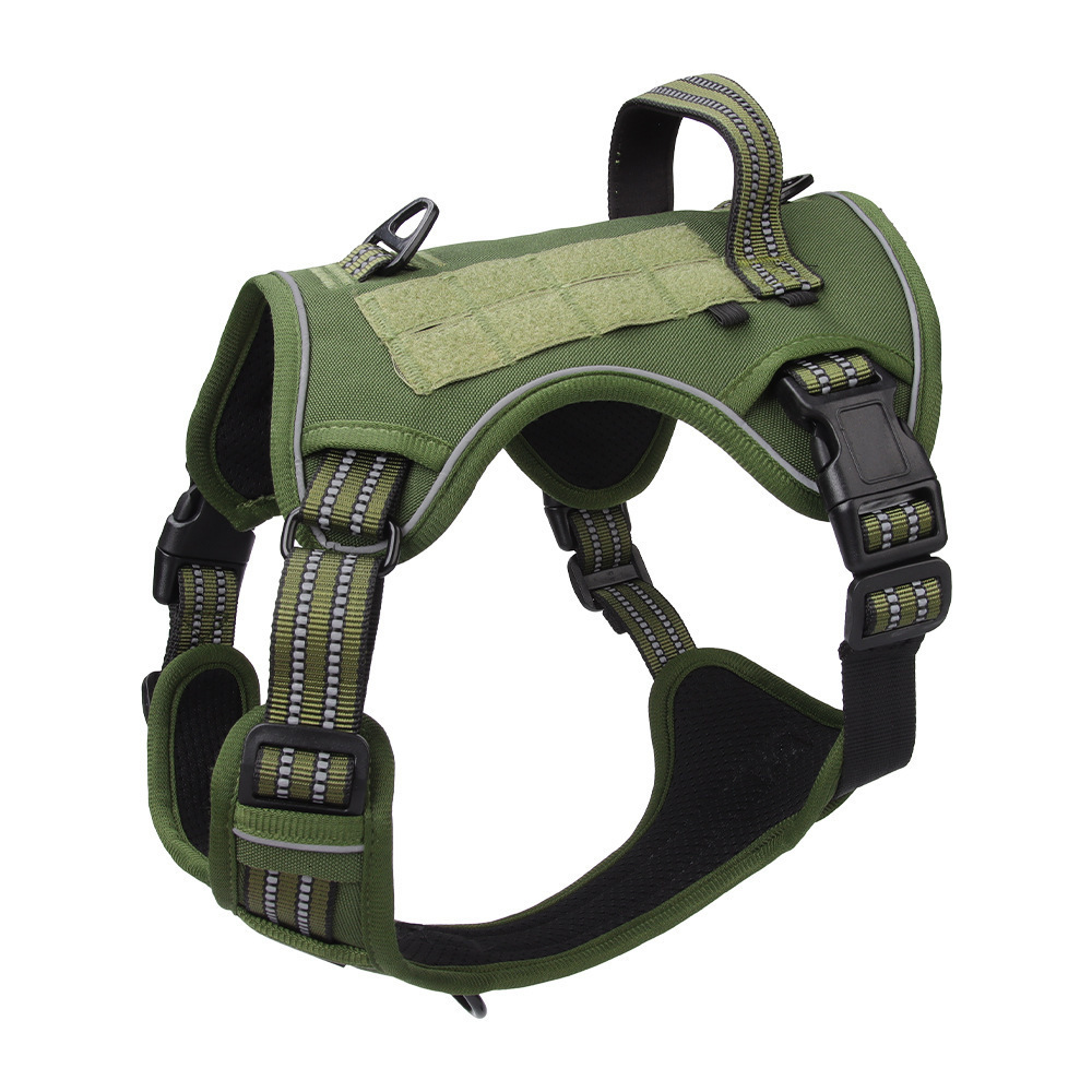 No Pull Dog Harness Adjustable Soft Padded Pet Vest with Easy Control Handle 260402