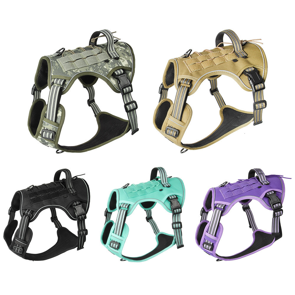 No Pull Dog Harness Adjustable Soft Padded Pet Vest with Easy Control Handle 260402