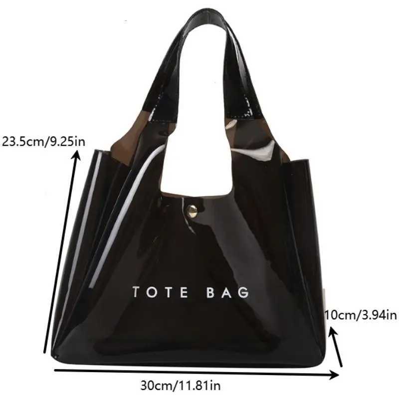 PVC Clear Fi Shoulder Bag Womens Transparent Tote Bag PVC Daily Commute Bag Clear Shoulder Bag X260623 - view 6