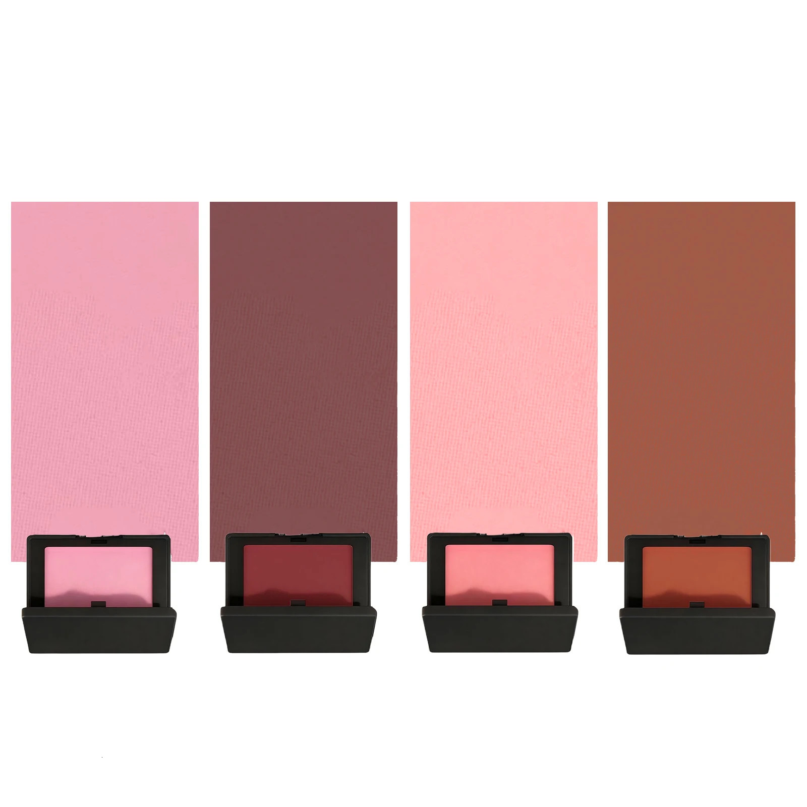 Zephoco Palette Fard Opaco Monocolore 3,5G Color Pesca Seta Lunga Durata Viso C…