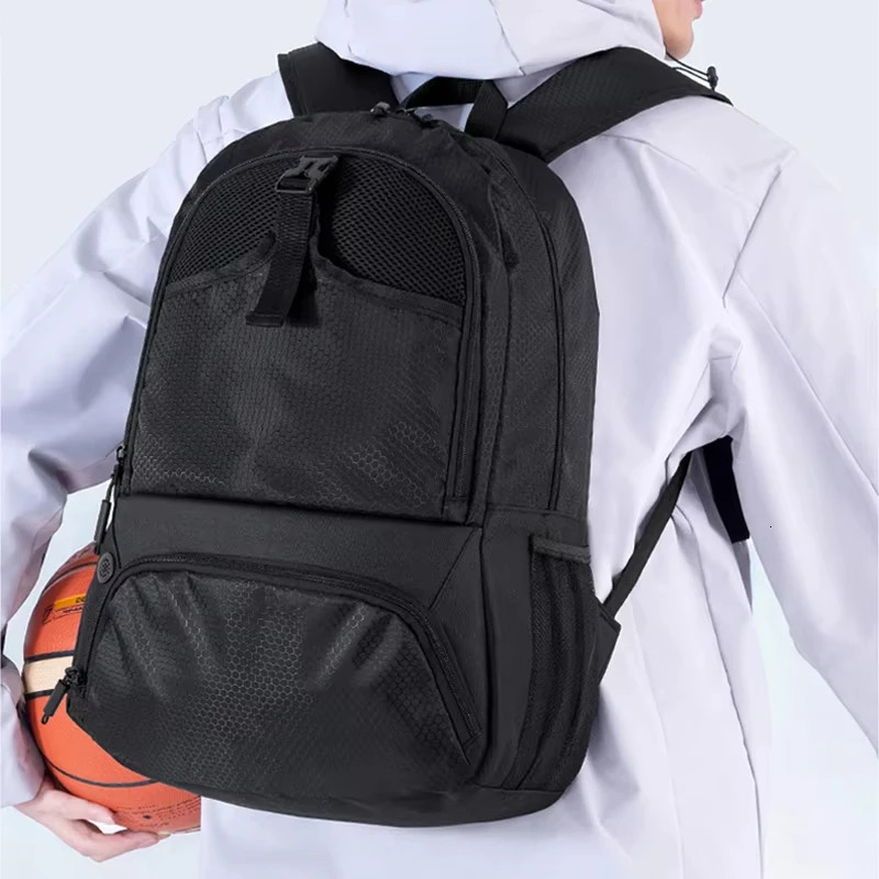 Sports Gym Fitness Yoga Backpack with Shoes Pocket Outdoor Large Camping Hiking Basketball Bag Capacity Soccer Equipment Pack 260622CJ - view 3