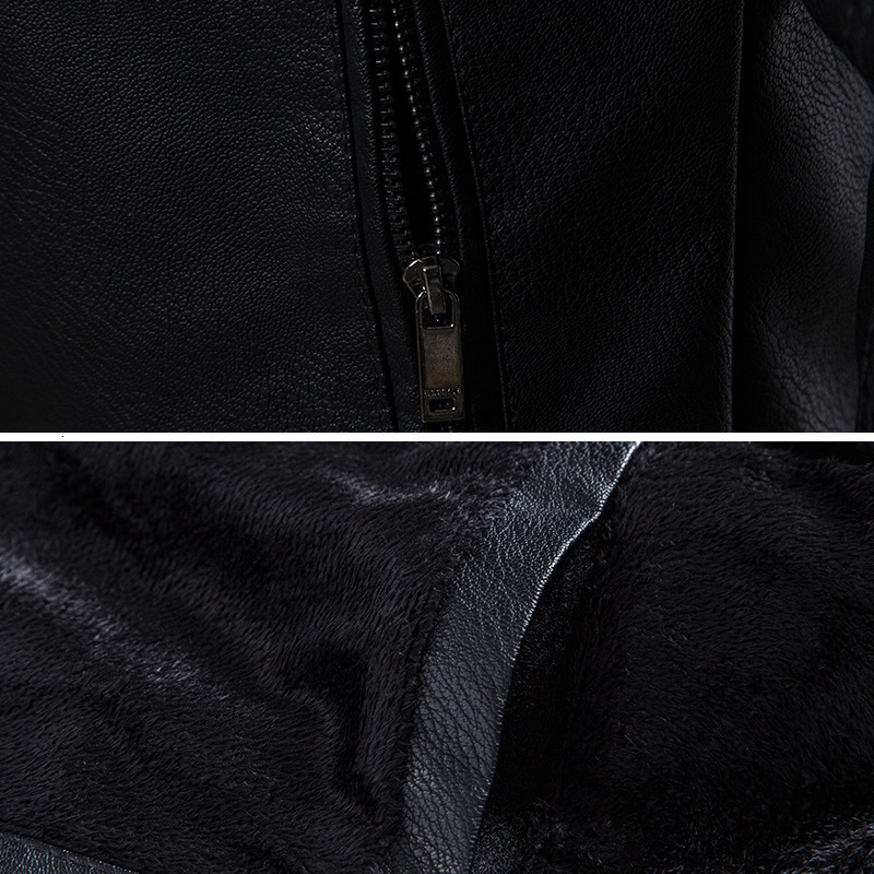 Fashion men leather jacket Spring autumn Casual PU coat mens motorcycle leather jacket New Male Solid color slim outerwear S-3XL T190903