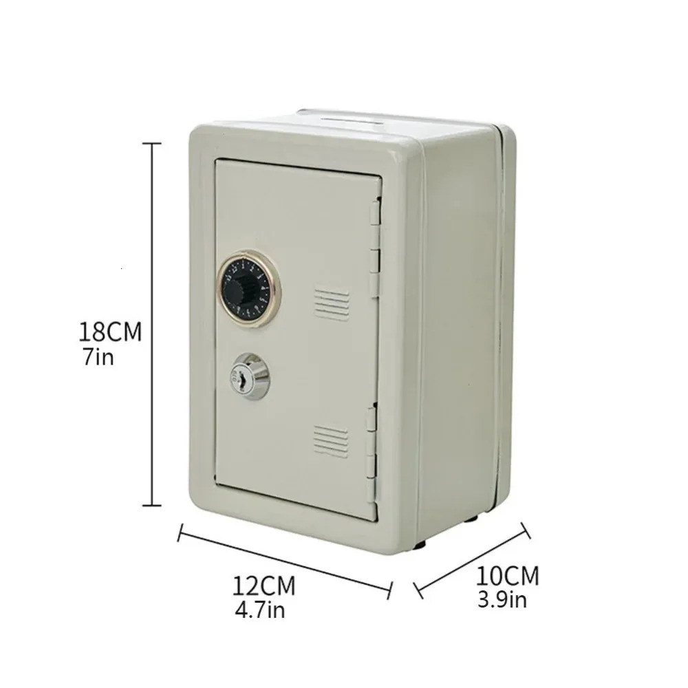Decorative Box Password Lock Mini Safe Box Anti-Theft Cabinet Piggy Bank Metal Money Bank Household Use 260622BJ - view 6