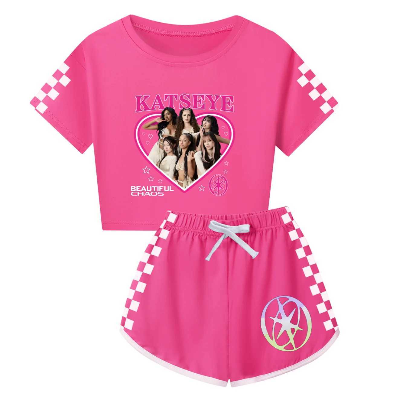Summer Fall Girls Boys Pajama Sets KPop Girls Group KATSEYE Pyjamas Children Cotton Sleepwear Baby Underwear Set Kids Clothes X260623 - view 5