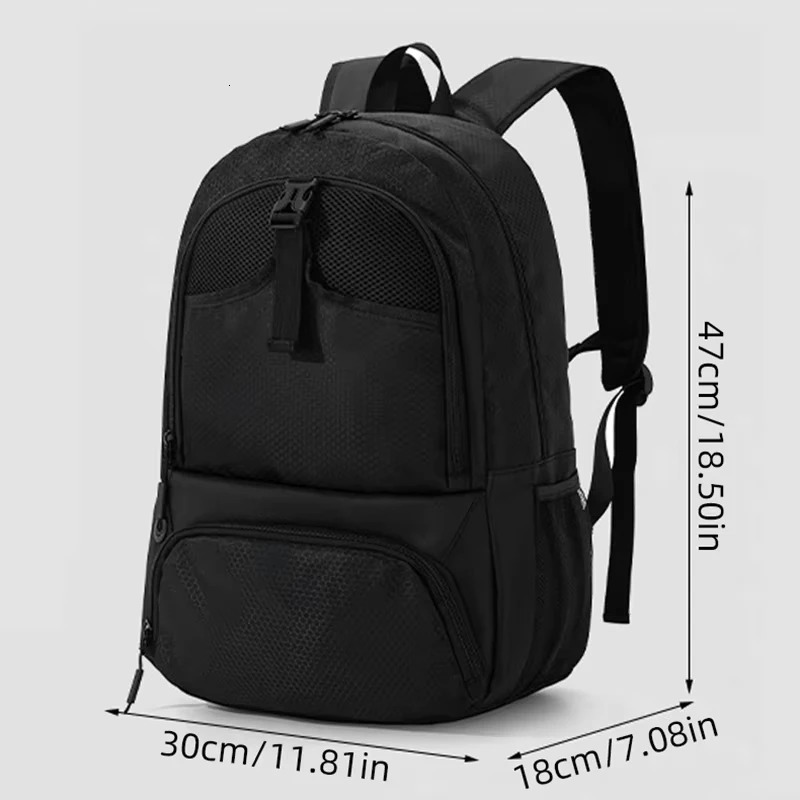 Sports Gym Fitness Yoga Backpack with Shoes Pocket Outdoor Large Camping Hiking Basketball Bag Capacity Soccer Equipment Pack 260622CJ - view 6