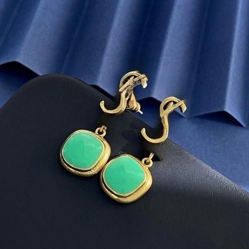 Designer Jewelry Earrings Unique Heart shaped Drop Earrings Simple and Versatile Ear Studs