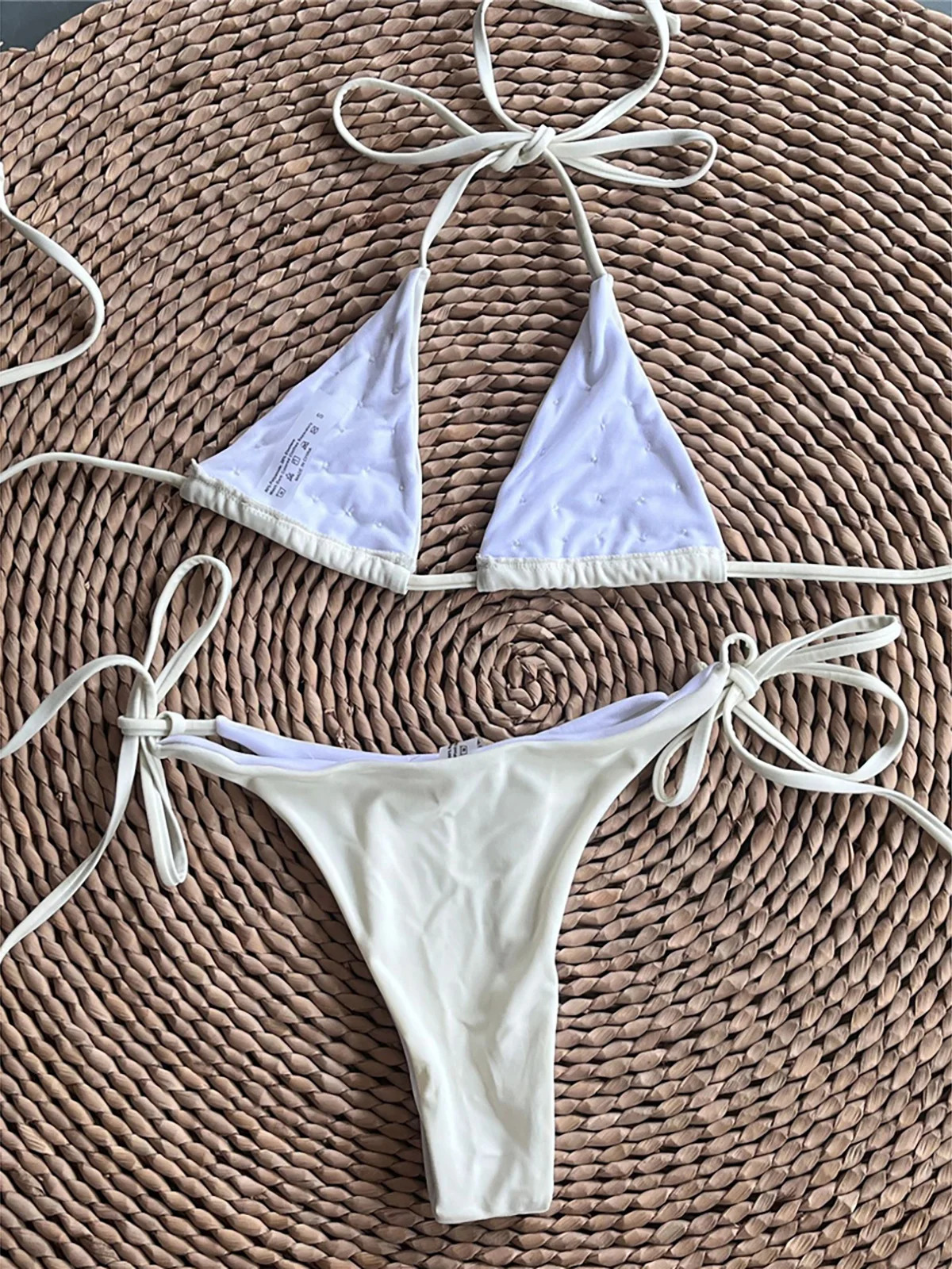 Sparkling Sequins Halter Bikini Female Swimsuit Women Swimwear Two-pieces Bikini set High Cut Leg Bather Bathing Suit Swim V7261 260622 - view 7