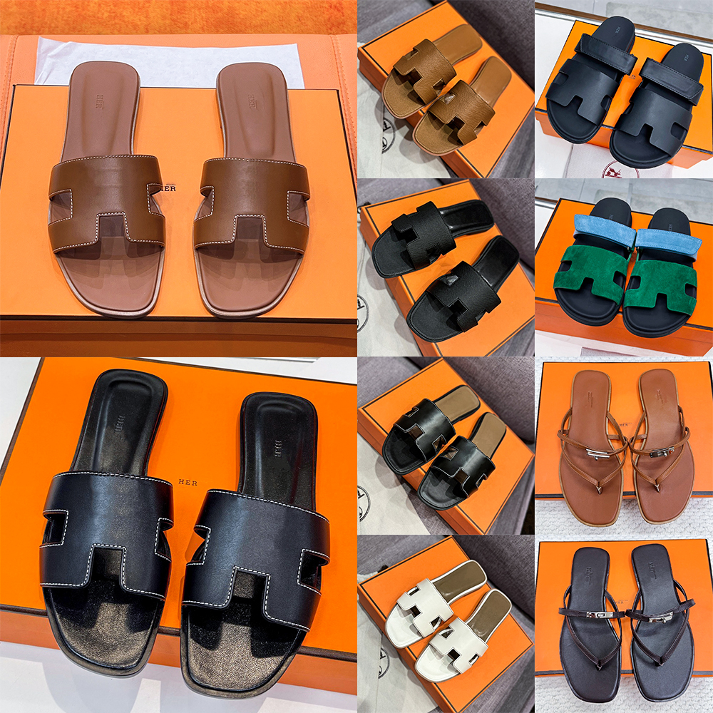 Sandal Beach slippers Classic Flat heel Summer Lazy Designer fashion Cartoon Big Head flops leather lady Slides women shoes Hotel Bath Ladies sexy Slippers