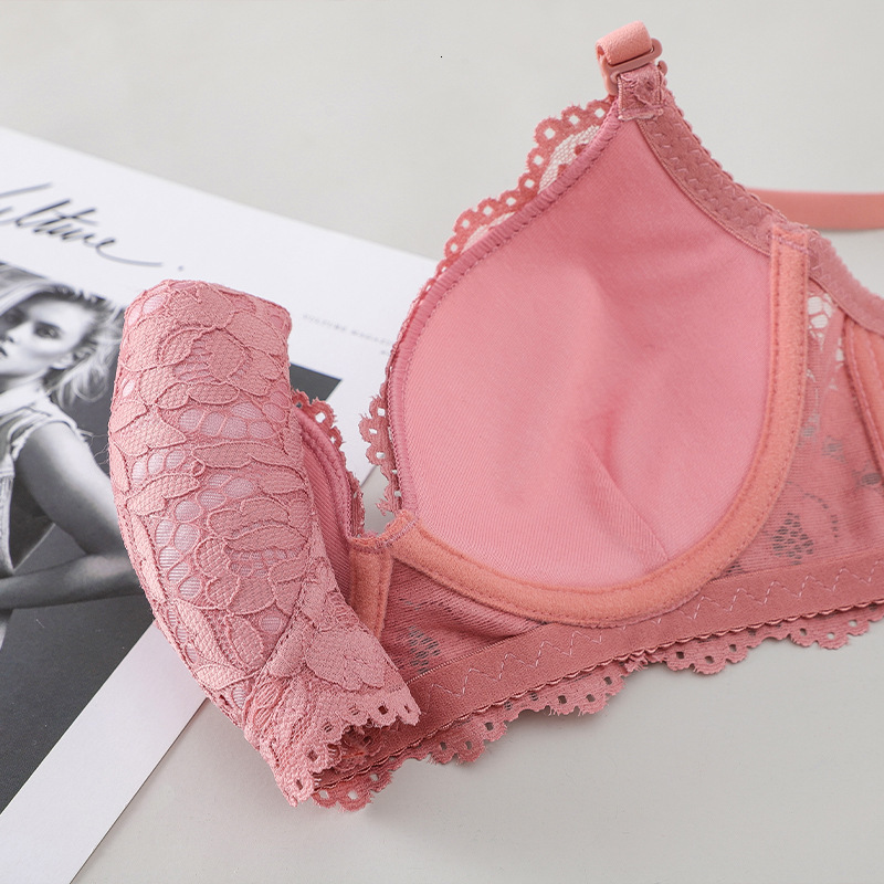 Lace Embroidery Bra Set Women Plus Size Push Up Underwear Set Bra and Panty Set 32 34 36 38 ABC Cup For Female 240812