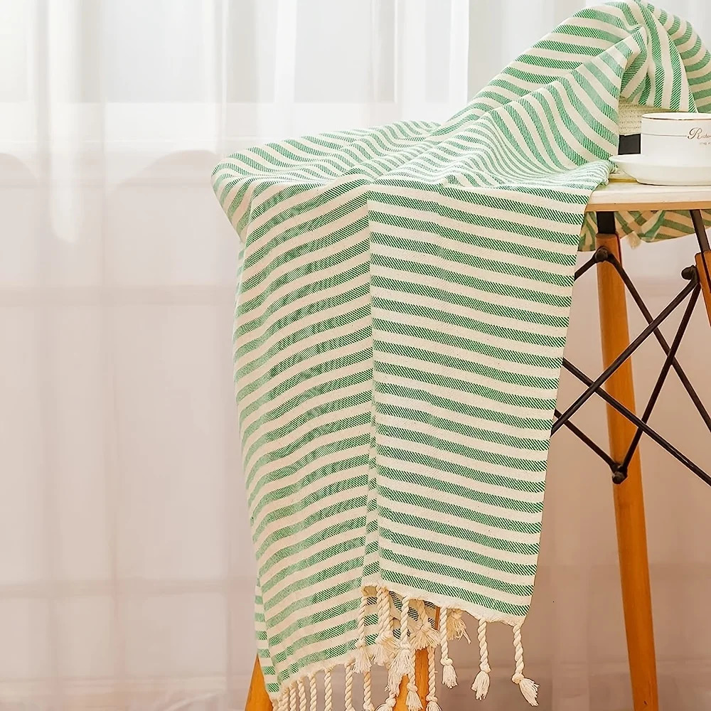 TURKISH Classical Series Beach Towel 71 x 39 in Extra Large Wearable Turkish Bath Towel Premium y Striped Linen 260622 - view 3