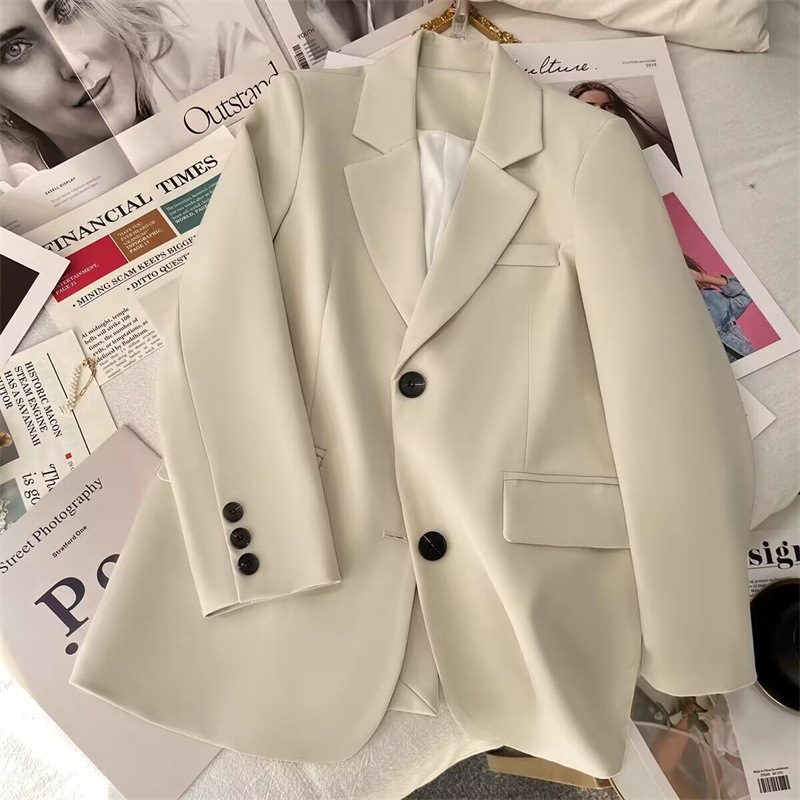 2026 Autumn New Korean Blazer for Women, Fashionable Casual Suit Jacket, Street Chic Design Outerwear - view 9