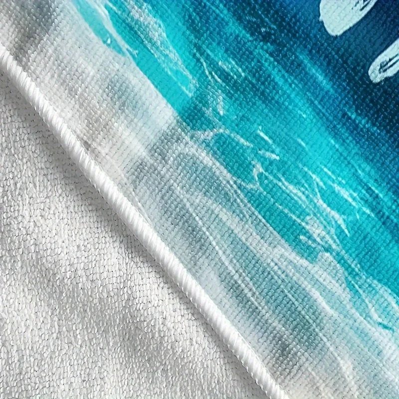 1pc Name Personalized Beach Towel Microfiber Quick Drying Towel Beach Pool Absorbent Bath Towel Anti-Sand Baby Large Size Custom 260622 - view 5