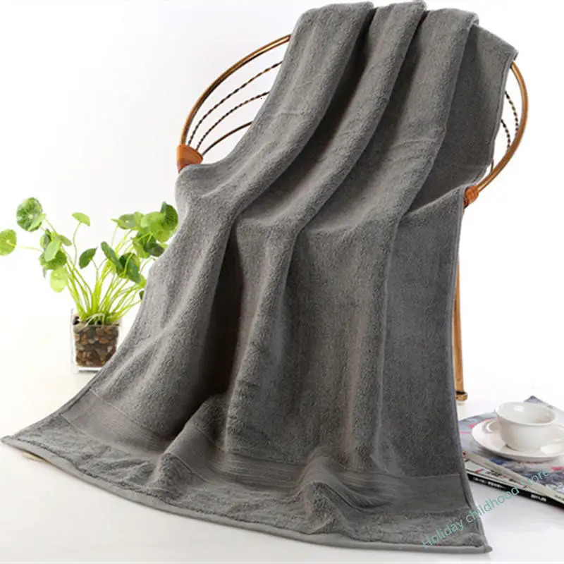 100 pure cotton towel high-quality bath towel 5-star el thick beach towel softer 70x140cm thick bath towel 260622 - view 4