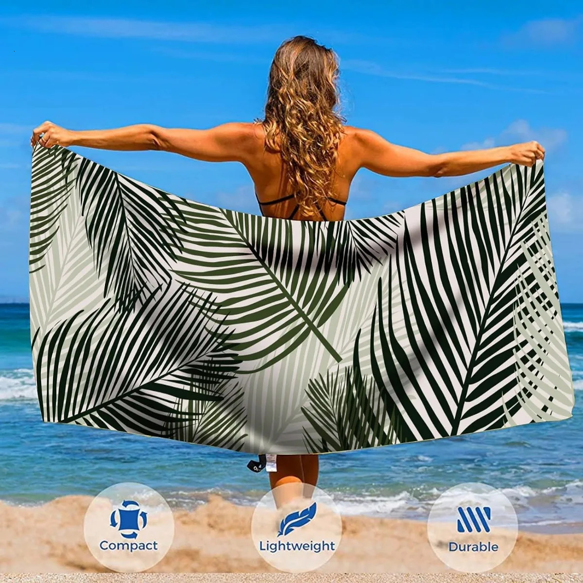 Beach Towel Microfiber for Adult Lightweight Extra Large Quick Drying Towel for Swimming Sports Beach Gym 260622