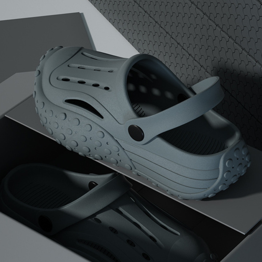 4.0cm Cushioning EVA Thick-Soled Height-Increasing Clogs for Men and Women Summer Outdoor Sports Trendy Couple's Two-Way Wear Sandals - view 7