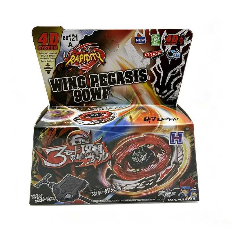 Takara Tomy Metal Fusion Galaxy Pegasis Fury Master 4D System Gyro with Launcher Spinning Top Toys Xmas X2606241 - view 7
